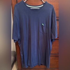 Tommy Bahama Dark Blue Short Sleeve Tee with Pocket